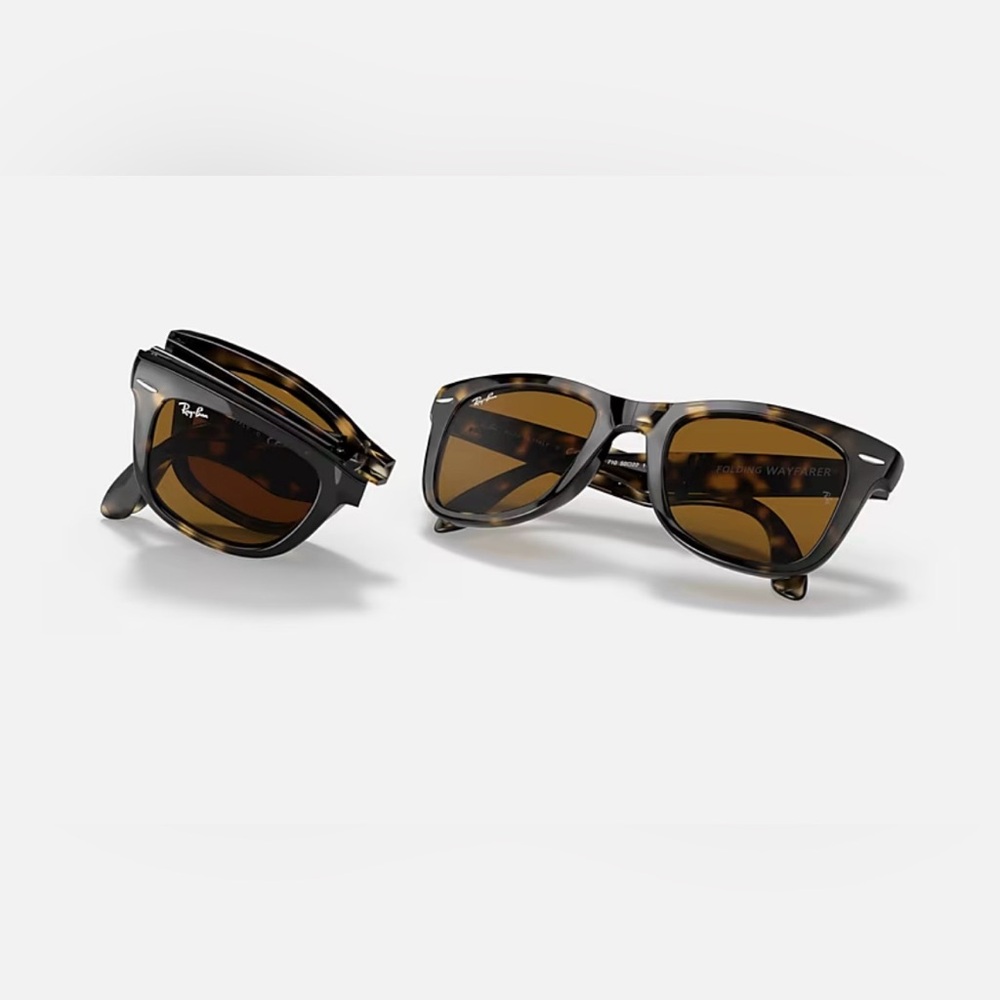 Ray Ban Folding Wayfarer sunglasses Havana RB 4105